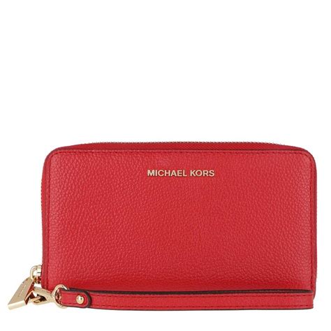 red jet set travel multifunction phone case michael michael kors|MICHAEL Michael Kors .